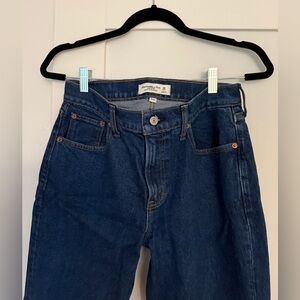 Abercrombie & Fitch Jeans - Mid-Rise 90s Straight - Curve Love - Split Vent Hem